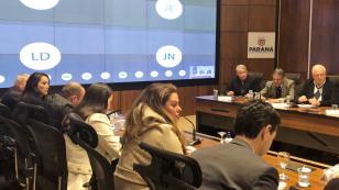 A superintendente Keli Guimarães participou da reunião do Comitê ESG do Paraná